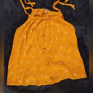 Persaya Girl size S mustard formal tank top